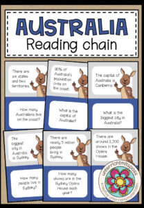 AUSTRALIA – Reading Chain (Lesespiel)