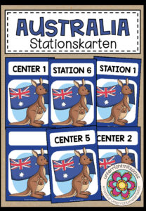 AUSTRALIA – Stationskarten (2 Versionen)
