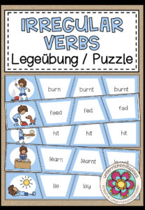 IRREGULAR VERBS – Legespiel / Puzzles