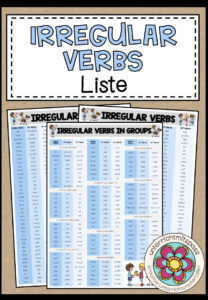 IRREGULAR VERBS – Liste