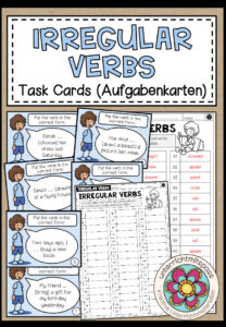 IRREGULAR VERBS – Task Cards (Aufgabenkarten)