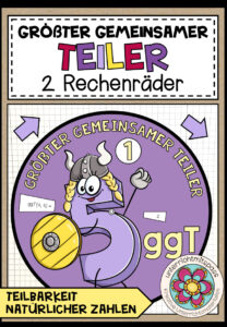 ggT (größter gemeinsamer Teiler) – 2 Rechenräder