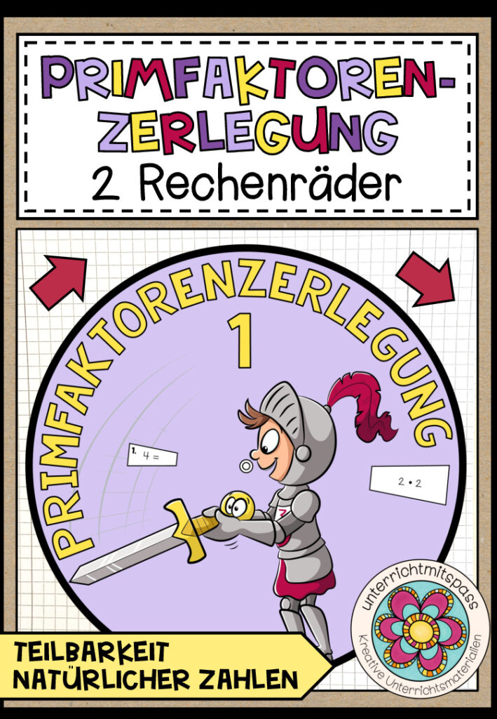 PRIMFAKTORENZERLEGUNG – 2 Rechenräder