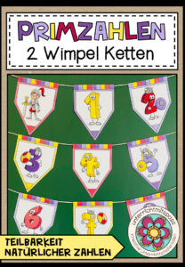 PRIMZAHLEN – 2 Wimpelketten