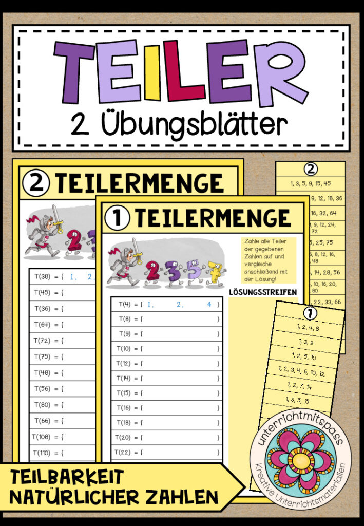 TEILER – 2 Übungsblätter