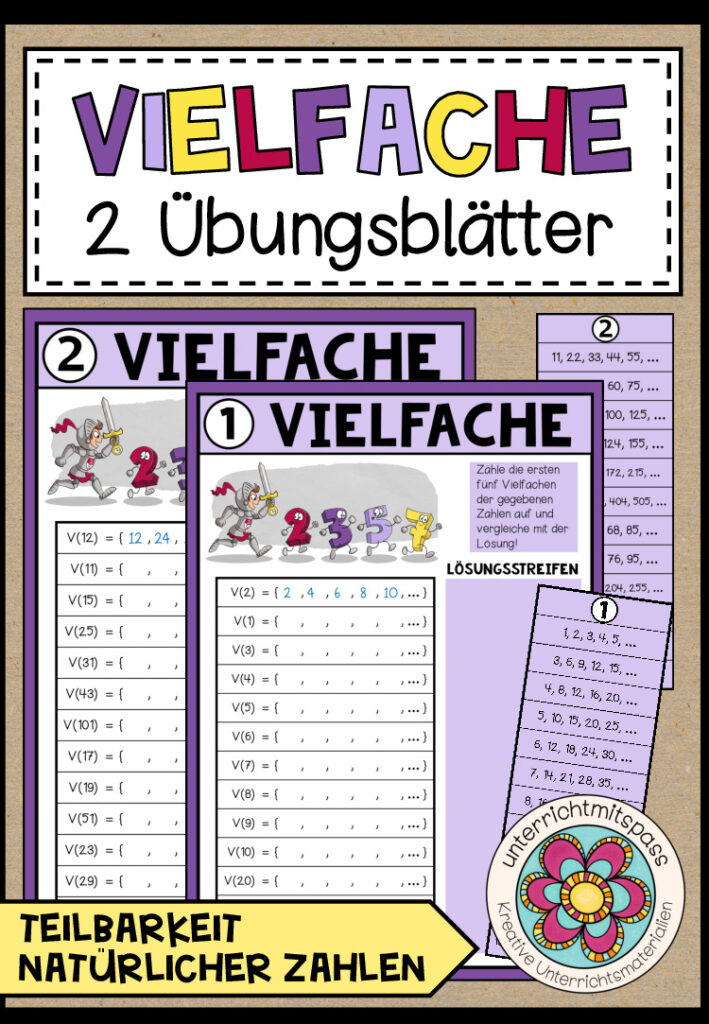 VIELFACHE – 2 Übungsblätter