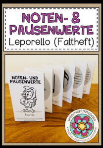 NOTEN- & PAUSENWERTE – Leporello (Faltheft)
