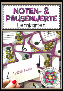 NOTEN- & PAUSENWERTE – Lernkarten
