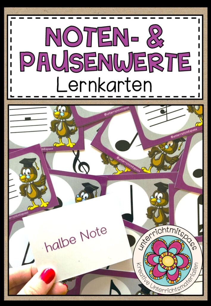 NOTEN- & PAUSENWERTE – Lernkarten
