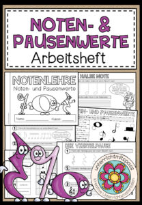 NOTEN- & PAUSENWERTE (Notenlehre) – Arbeitsheft