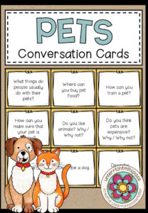 PETS – Conversation Cards