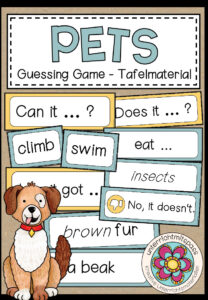 PETS – Guessing Game (Tafelmaterial)