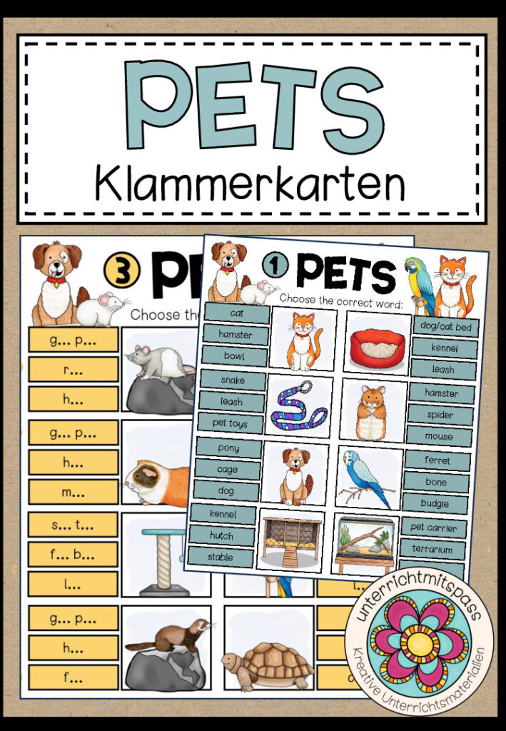 PETS – Klammerkarten (2-fach differenziert)