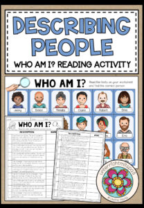 DESCRIBING PEOPLE – Who am I? (Reading Activity)