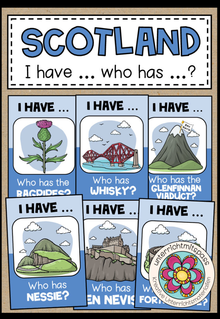 SCOTLAND – I have … Who has …?
