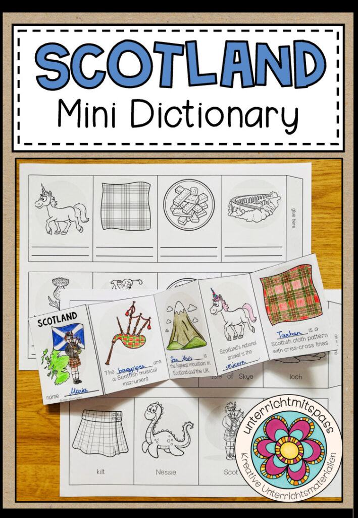 SCOTLAND – Mini Dictionary (Leporello)