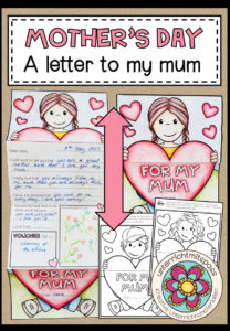 MOTHER’S DAY (Muttertag) – A letter to my mum (Craftivity)