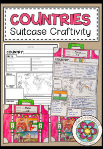 My Country Suitcase (Craftivity) Ländersteckbrief