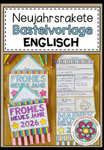 NEUJAHRSRAKETE – Craftivity (ENGLISCH)