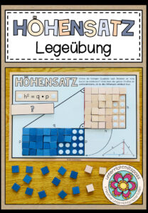 HÖHENSATZ (Satzgruppe des Pythagoras) – Legeübung / Klettübung