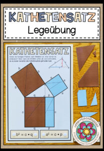 KATHETENSATZ (Satzgruppe des Pythagoras) – Legeübung / Klettübung