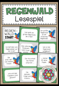 REGENWALD – Lesespiel