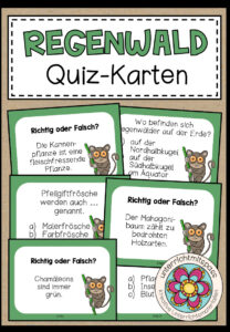 REGENWALD – Quiz