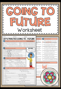 GOING TO – FUTURE – Worksheets (Farbe + S/W)