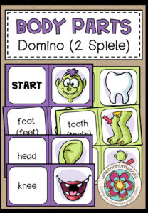 BODY PARTS – Domino (2 Spiele)