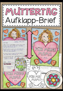 MUTTERTAGSGESCHENK – Aufklapp-Brief (4-fach differnziert)