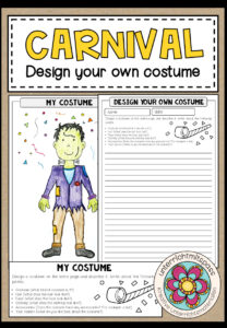 Design your own costume – Writing