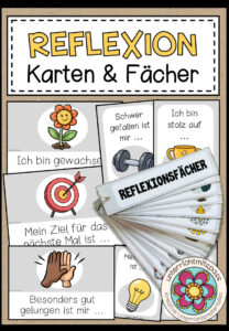 Reflexionskarten + Fächer (Sprechanlass)