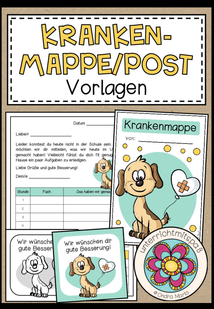 Krankenmappe / Krankenpost (Classroom Management)