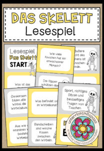 DAS SKELETT – Lesespiel