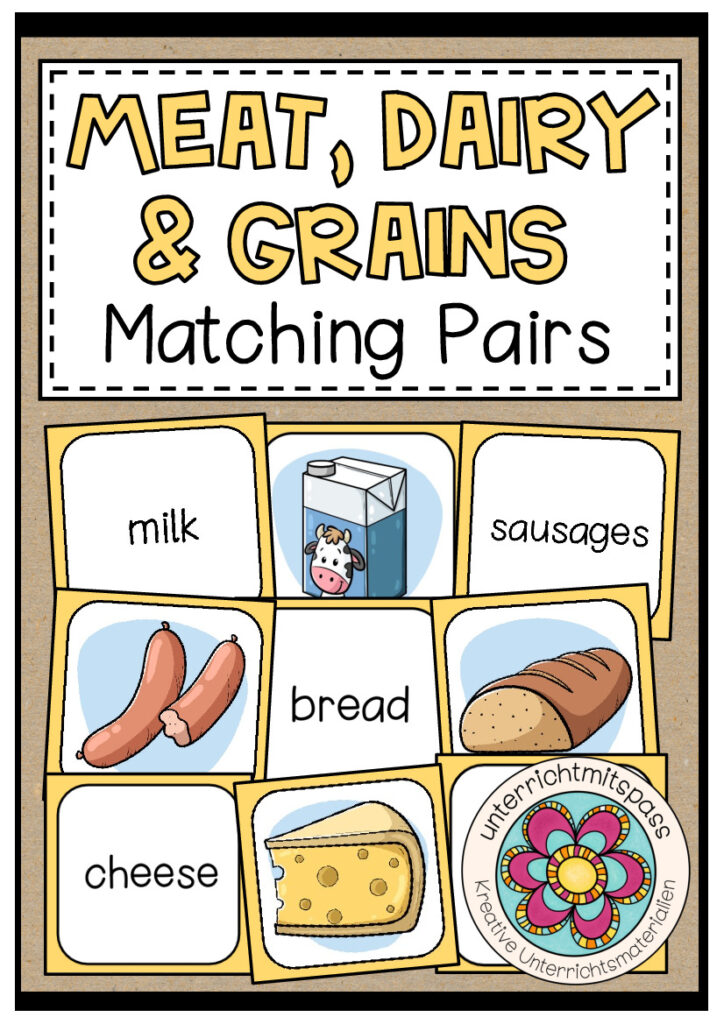 Dairy Products, Meat & Grains – Matching Pairs
