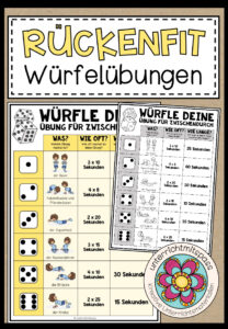 RÜCKENFIT – Würfle deine Übung für zwischendurch