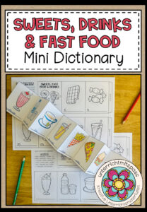 Fast Food, Drinks & Sweets – Mini Dictionary (Leporello)