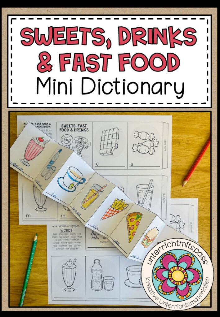 Fast Food, Drinks & Sweets – Mini Dictionary (Leporello)