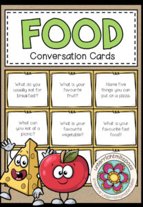 FOOD – Conversation Cards (Beginner)