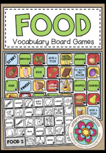 FOOD – Vocabulary Board Games (3 Spiele)