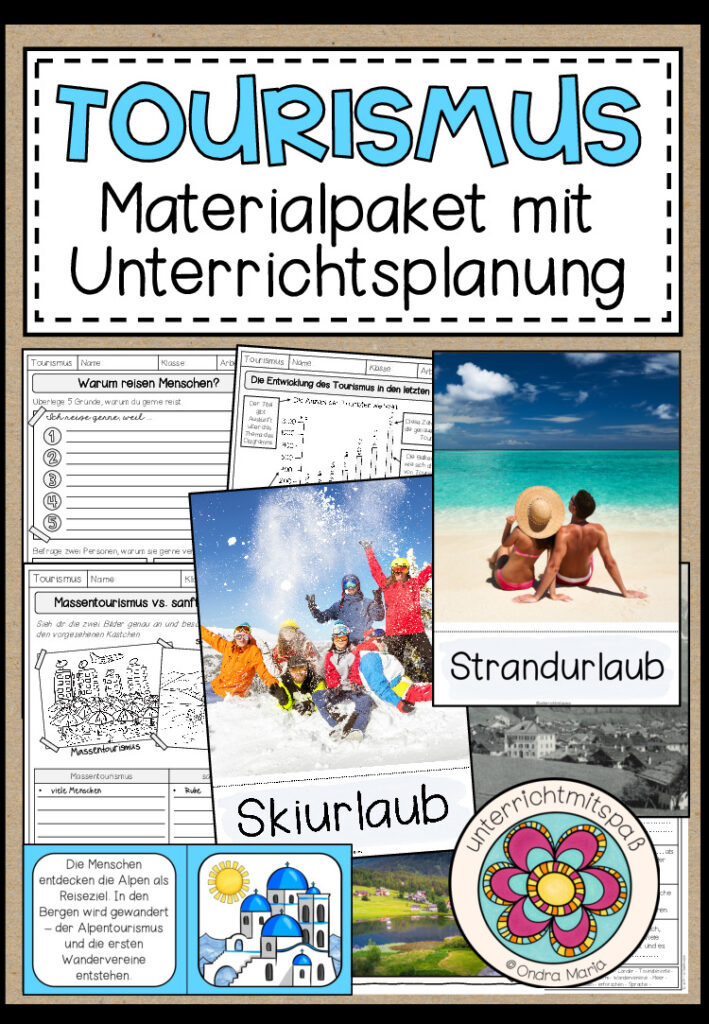 TOURISMUS – Materialpaket mit Unterrichtsplanung