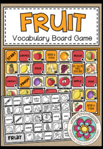 Fruit – Vocabulary Board Game