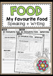 My favourite food – Interview (Speaking + Writing) 3-fach differenziert