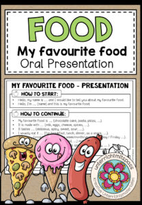 My favourite food – oral Presentation (Help Card)