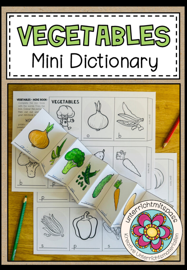 Vegetables – Mini Dictionary (Leporello)