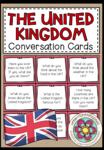 The United Kingdom – Conversation Cards