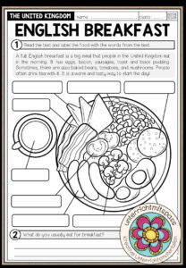 English Breakfast – Worksheet