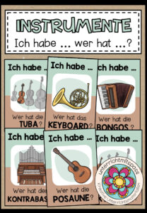 INSTRUMENTE – Ich habe … wer hat …?