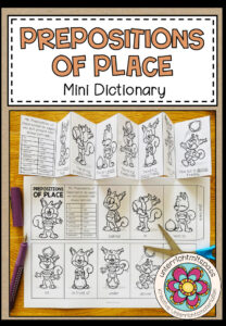 PREPOSITIONS OF PLACE – Mini Dictionary (Leporello)