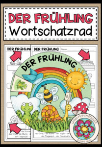 DER FRÜHLING – Wortschatzrad